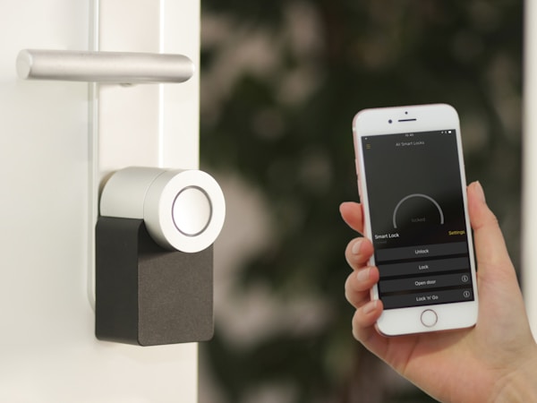 SECUTER professional home security system installation - sensors, panel, and monitoring